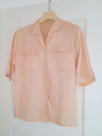 Elegante Kurzarmbluse  Marke: GS (Goldener Schnitt) Gr. 42