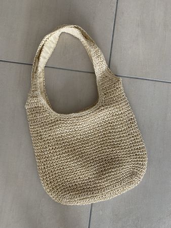 Magnifique sac à main tressé, neuf