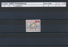2000 "Volkszählung", ** postfrisch