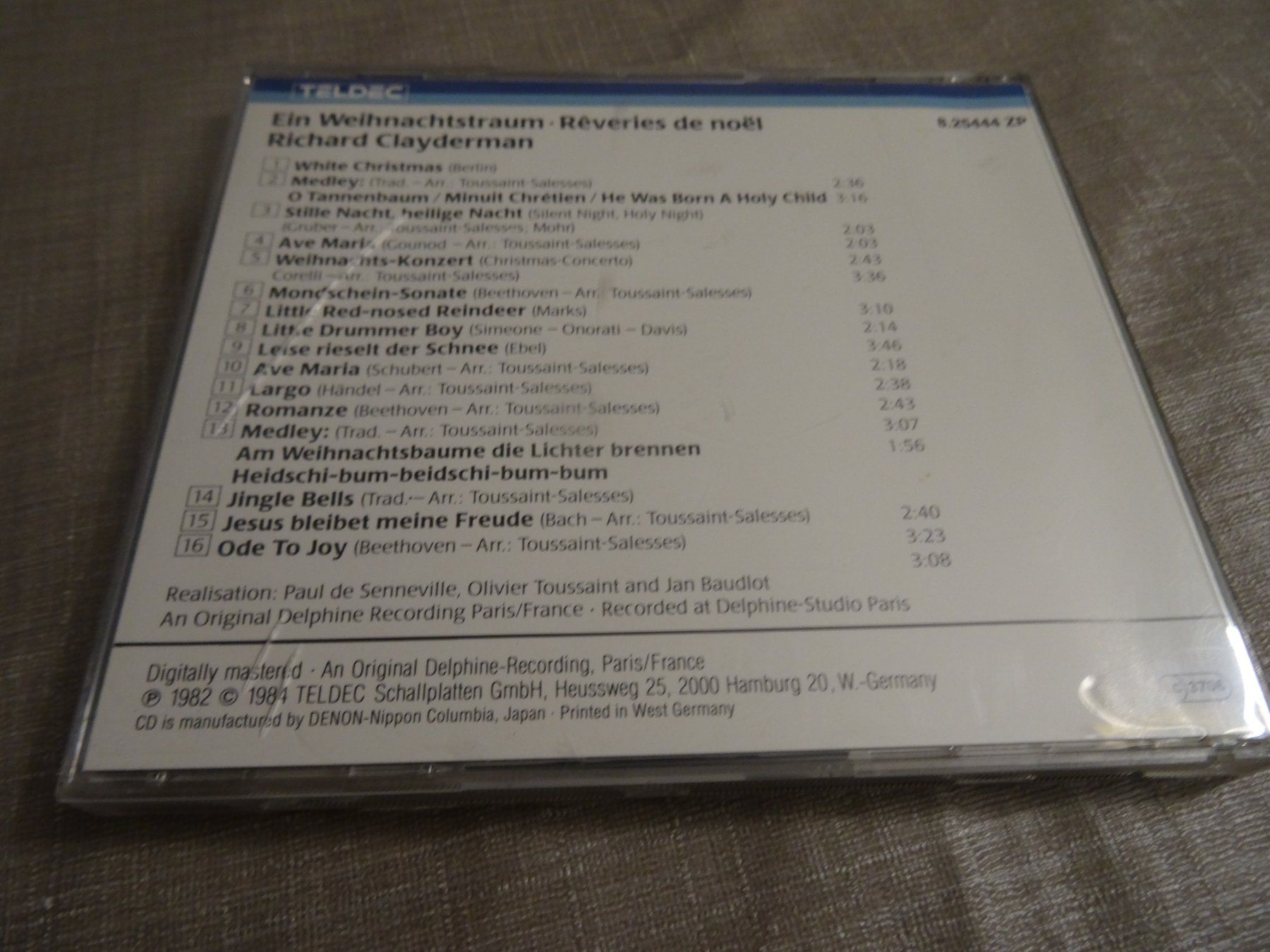 CD: Richard Clayderman - Ein Weihnachtstraum CD – Usato da Olten venduto da Disc-Ausverkauf 1