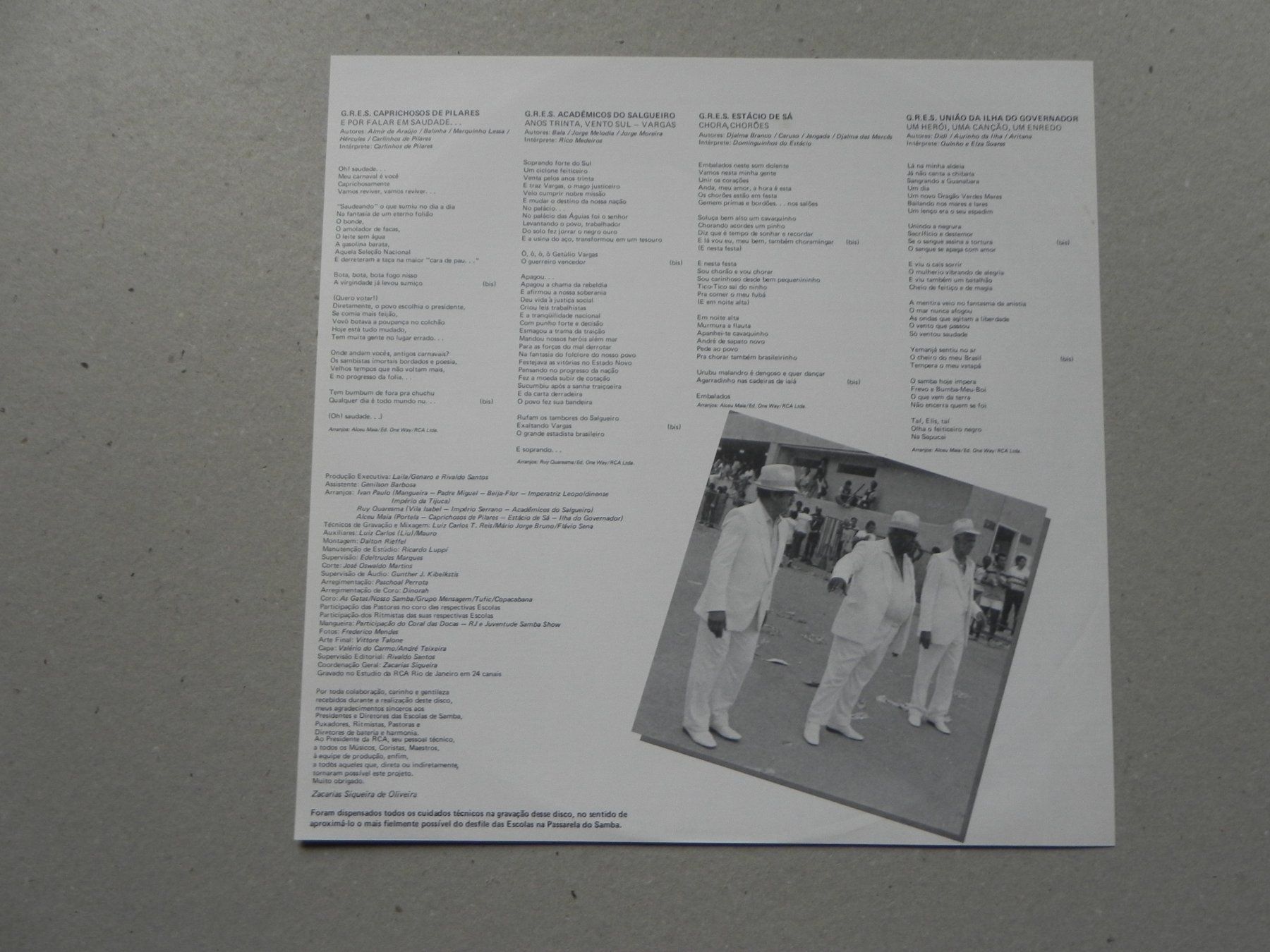 Vinyles: LP Brasilien Samba de Enredo Carnaval 1985 – D'occasion à Siebnen par krimsie 3