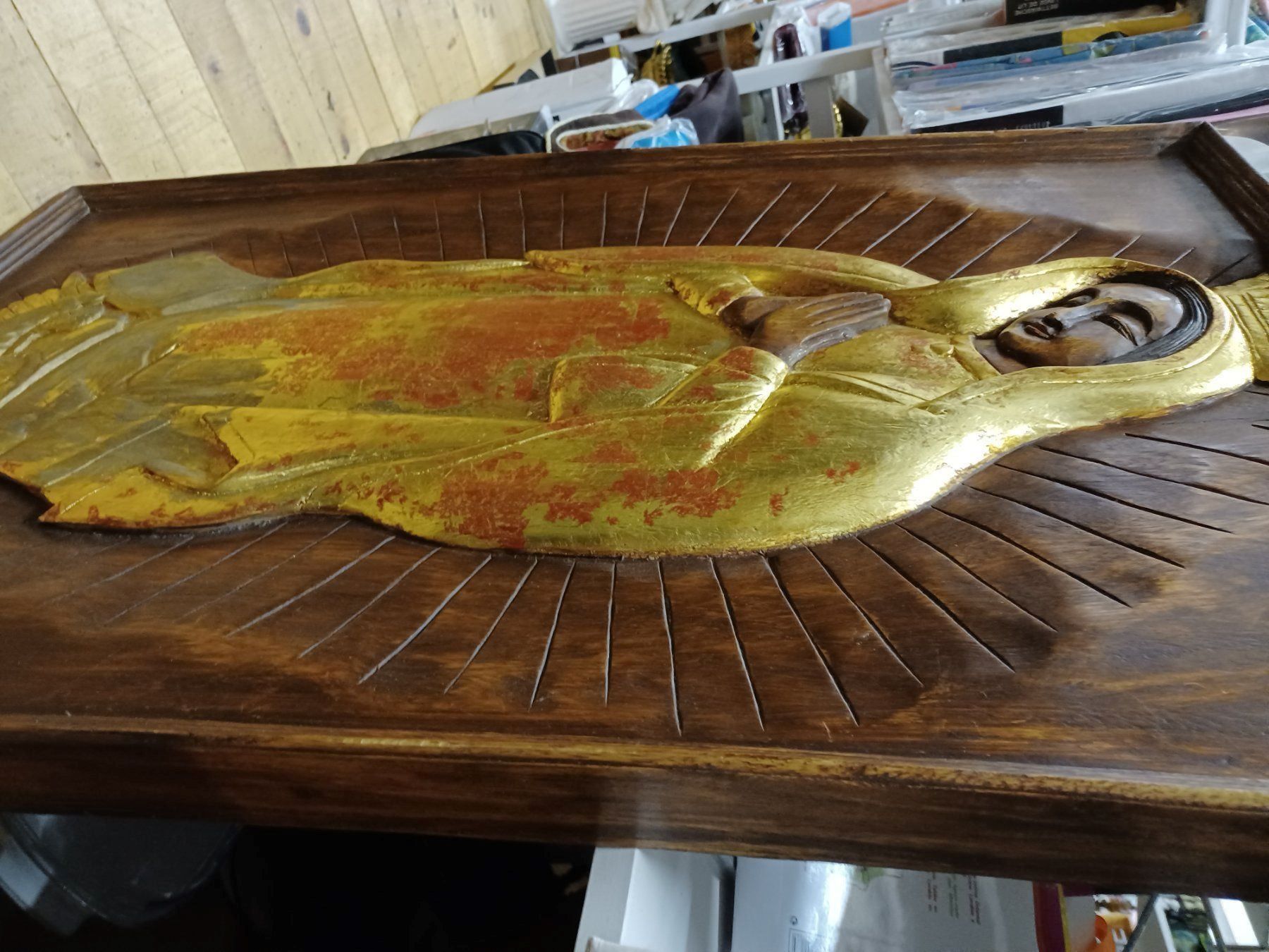 Foto & Immagini: Grosses Holzbild von Muttergottes – Usato da Grossdietwil venduto da hufi10 1