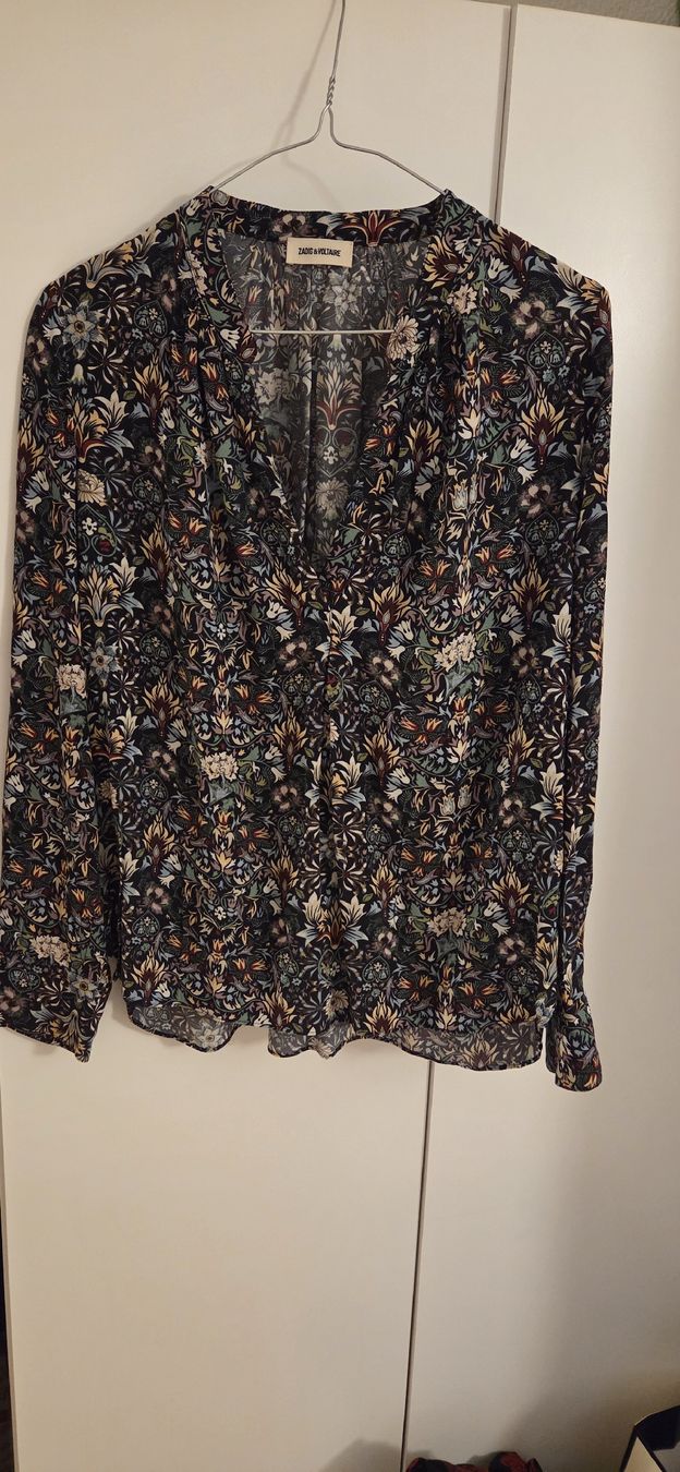 Zadig & Voltaire Camicette: Zadig & Voltaire Bluse Blumenmuster Grösse S  – Usato da Hellbühl venduto da Oki_doki