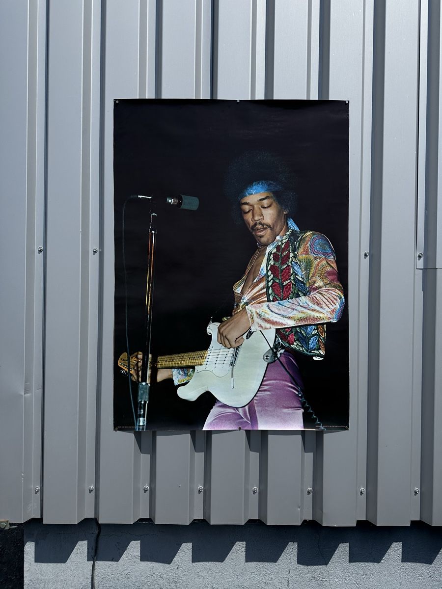 Poster & Bilder: grosses altes Jimi Hendrix Plakat – Gebraucht aus Zürich von frauflufelberg 1