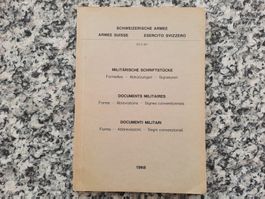 Militärische Schriftstücke - Formelles - Abkürzungen- Signat