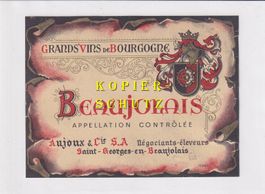 Etikette - Beaujolais (Aujoux) /bd