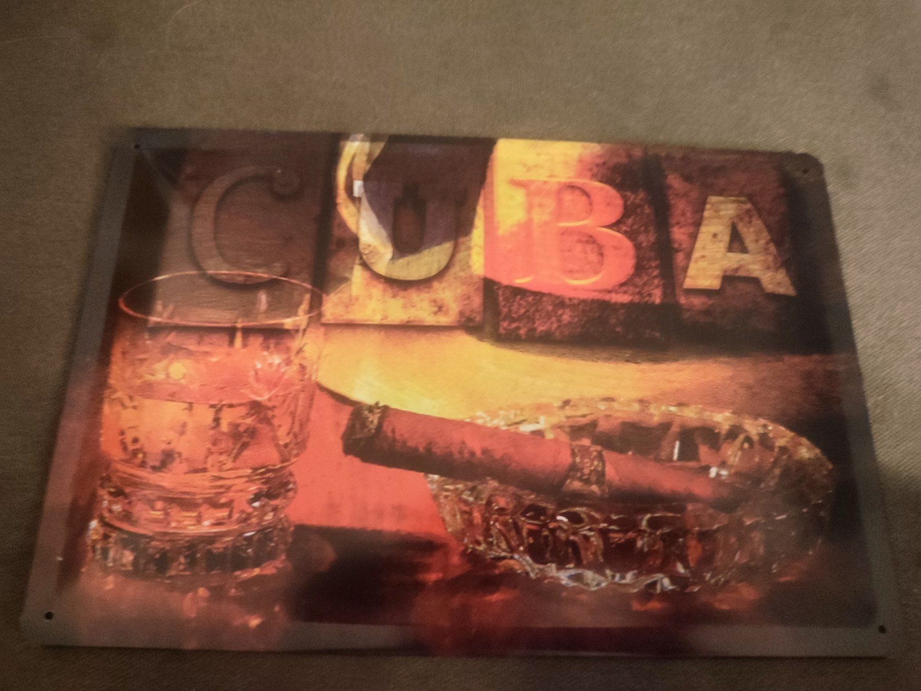 Schilder: Cuba Blechschild – Neu und originalverpackt aus Hergiswil NW von wert721