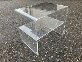 Plexiglas Nachttisch // Tisch // Beistelltisch
