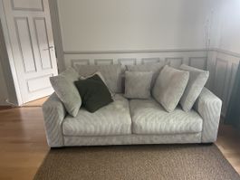 2,5-Sitzer Sofa grau (greige)