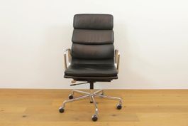 Vitra Eames EA 219 Soft Pad Leder schwarz