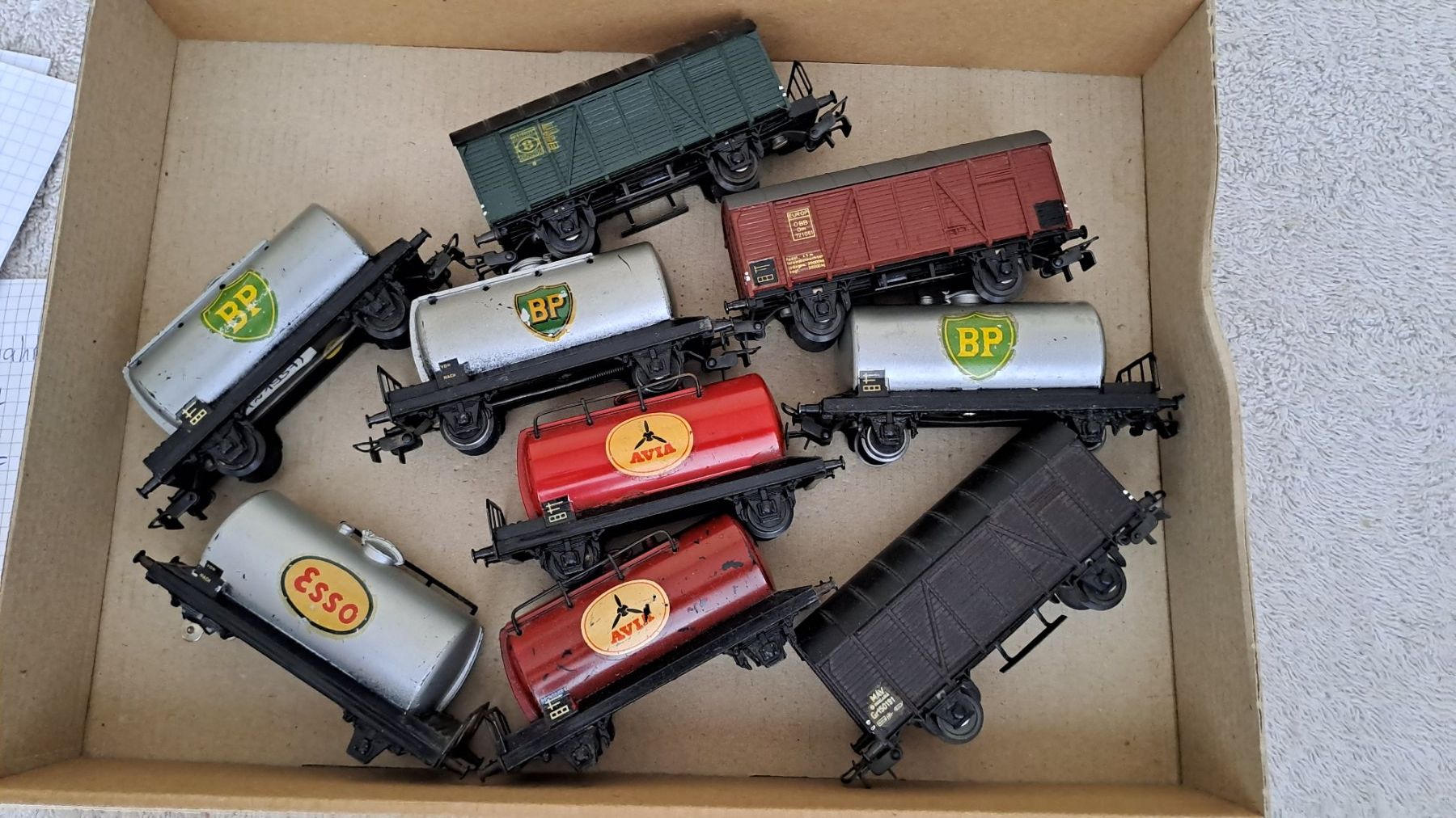Buco Modellini di ferrovie: Buco 9 Güterwagen H0 WS/32 – Usato da Winterthur venduto da Riebeli333