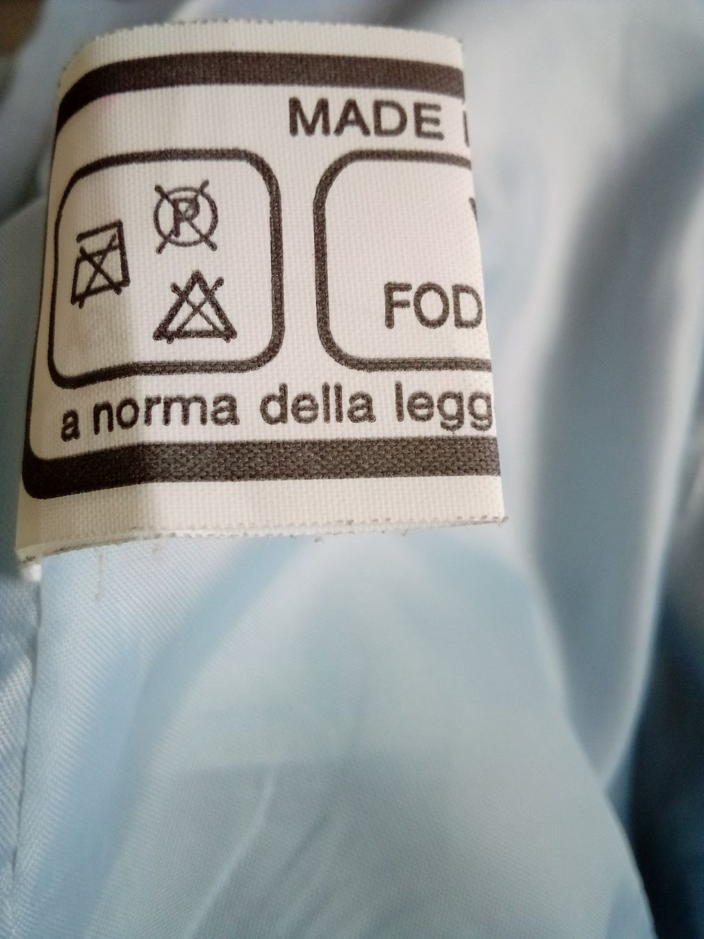 Vera Pelle Giacche: Jacke Vera Pelle 36-38 hellblau – Usato da Rüthi (Rheintal) venduto da titlis07 4