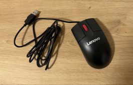 Lenovo USB Maus schwarz funktionstüchtig