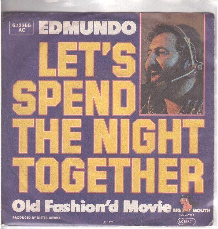 Dischi in vinile: Edmundo  --  Let`s spend the Night  Single7 – Usato da Rheinau venduto da thespecials