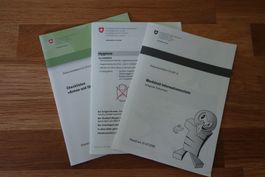 Merkblatt Set (Reglemente, Schweizer Armee)