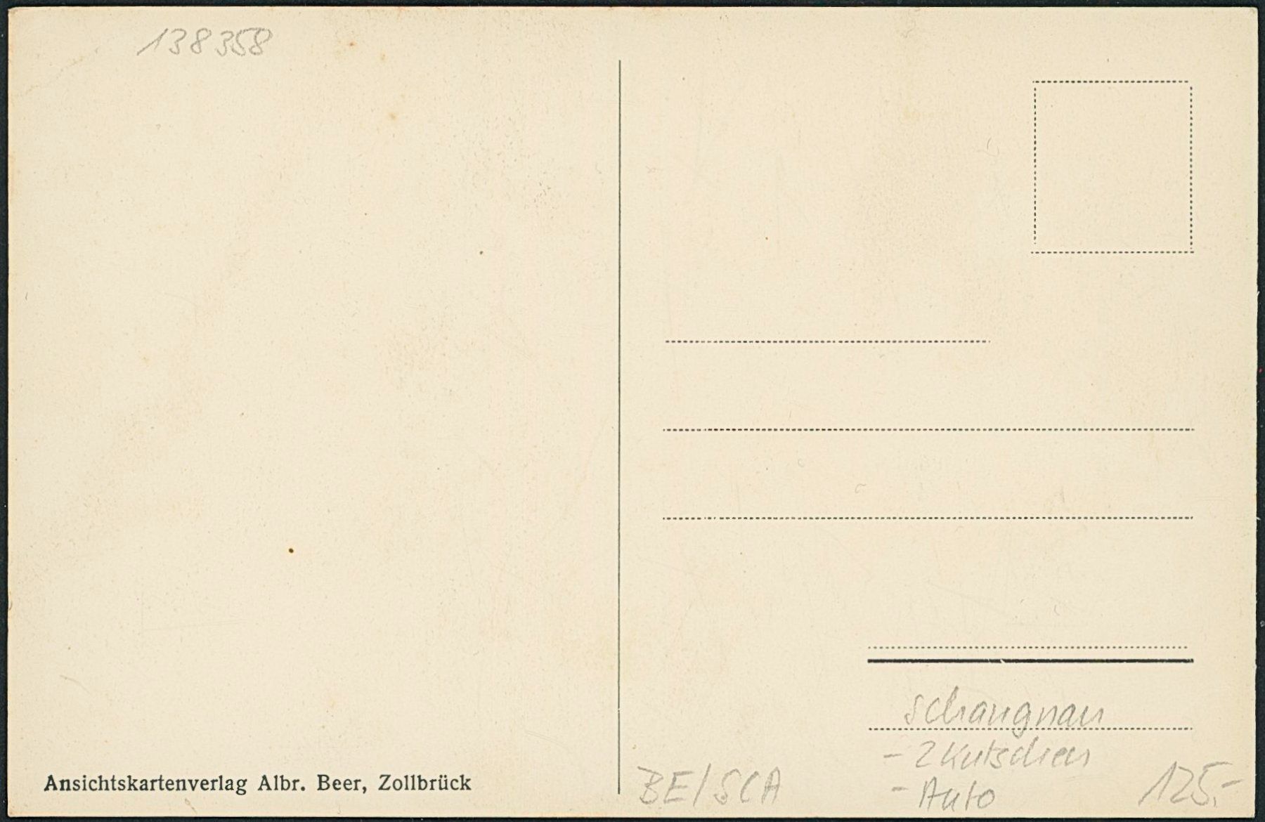 Cartoline postali: BE Schangnau - Kutsche - Auto – Nuovo (secondo la descrizione) da Schindellegi venduto da Jonathan77 1