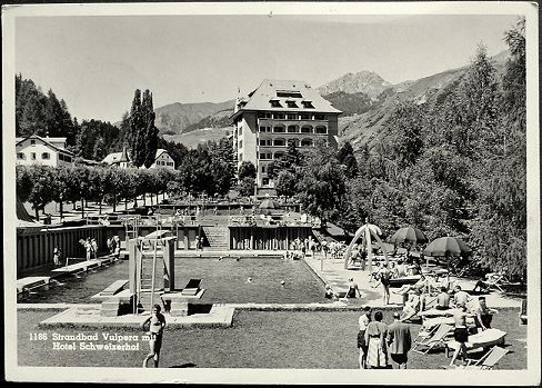 Cartes postales: VULPERA Hotel Schweizerhof - Strandbad – D'occasion à Jona par philajona