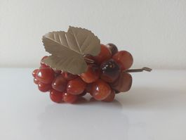 Traube aus Karneol  Achat   Vintage  ca. 1970