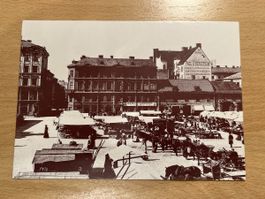 Alte Ansichtskarte Hötorget Stockholm 1902, ungebraucht!