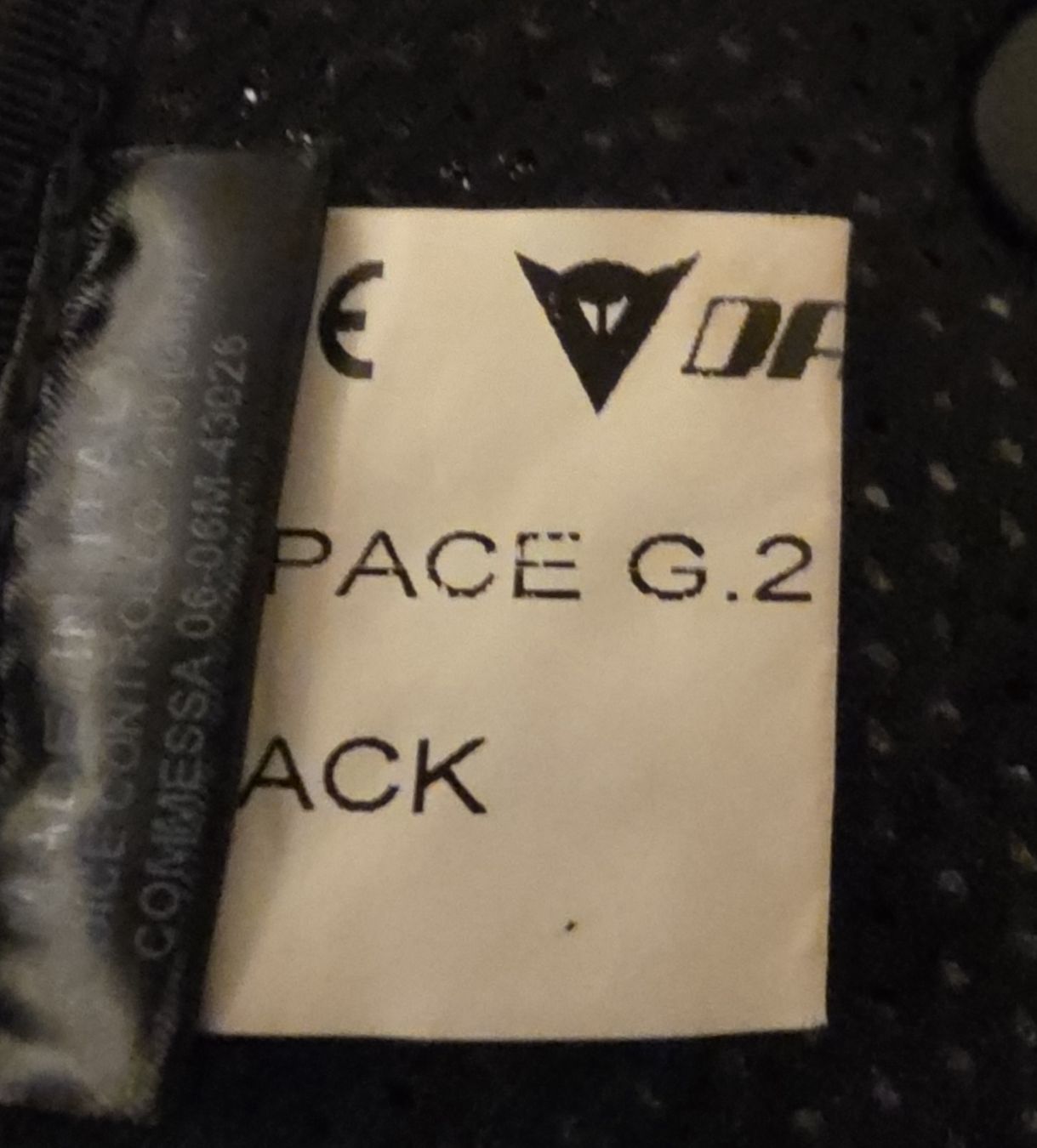 Dainese Protezioni & Imbottiture: Rückenprotektor Dainese H-P-C Space G2 Back – Usato da Menziken venduto da Mirager 6