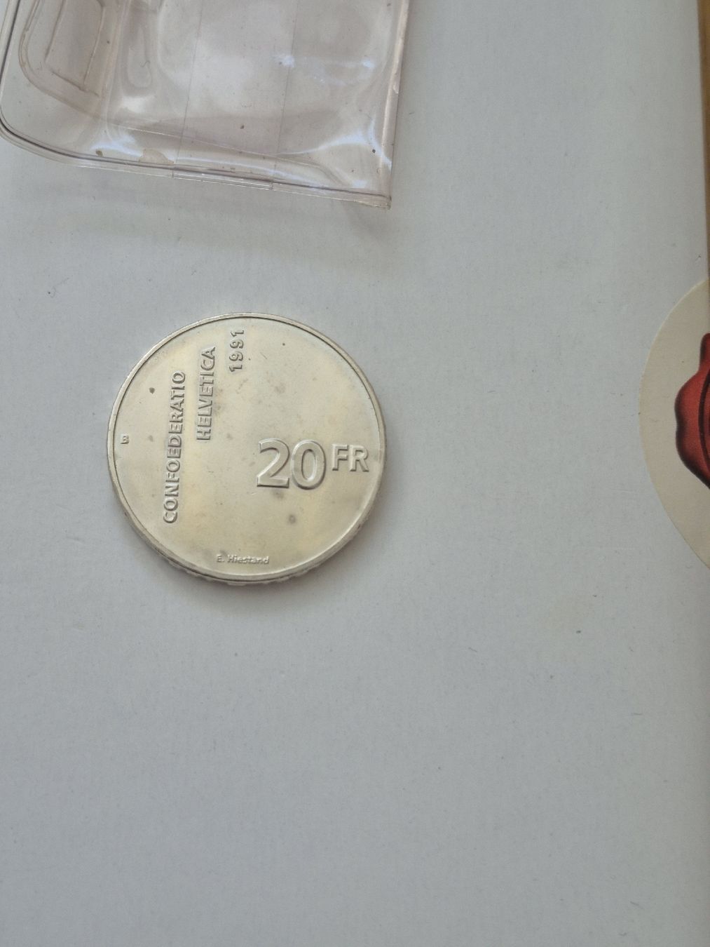 Alle Münzen: pièce de 20FR Suisse de 1991 – Gebraucht aus Chavannes-Renens von Douz13
