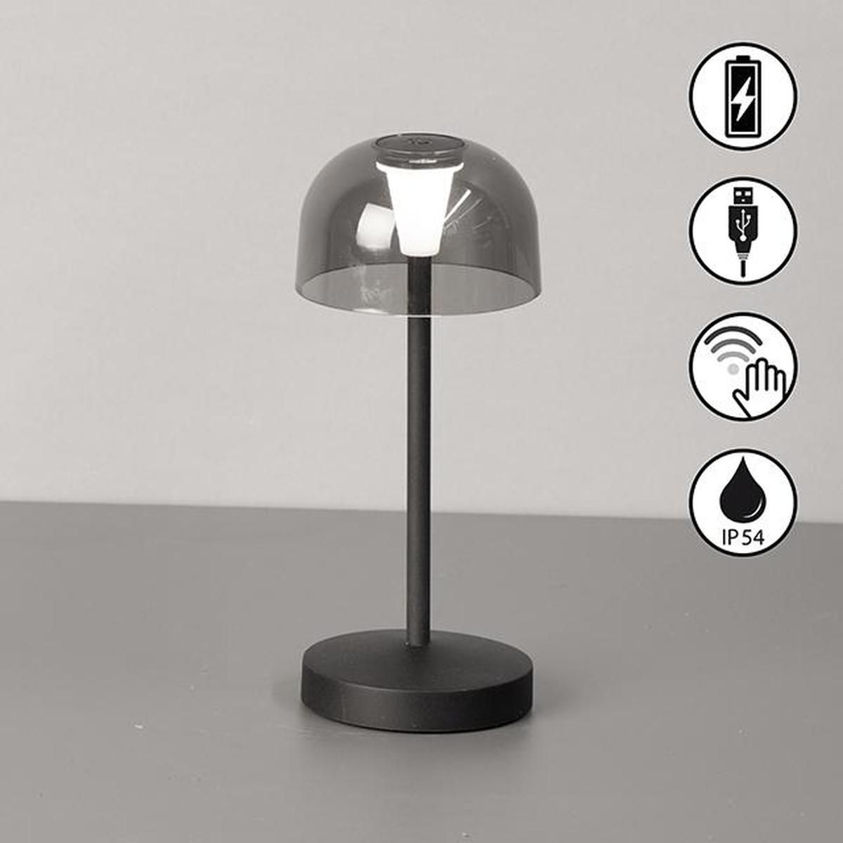 Lampade: LED Aussen Tischleuchte Akku, 19 cm Höhe – Nuovo (secondo la descrizione) da Kreuzlingen venduto da Smart-Light