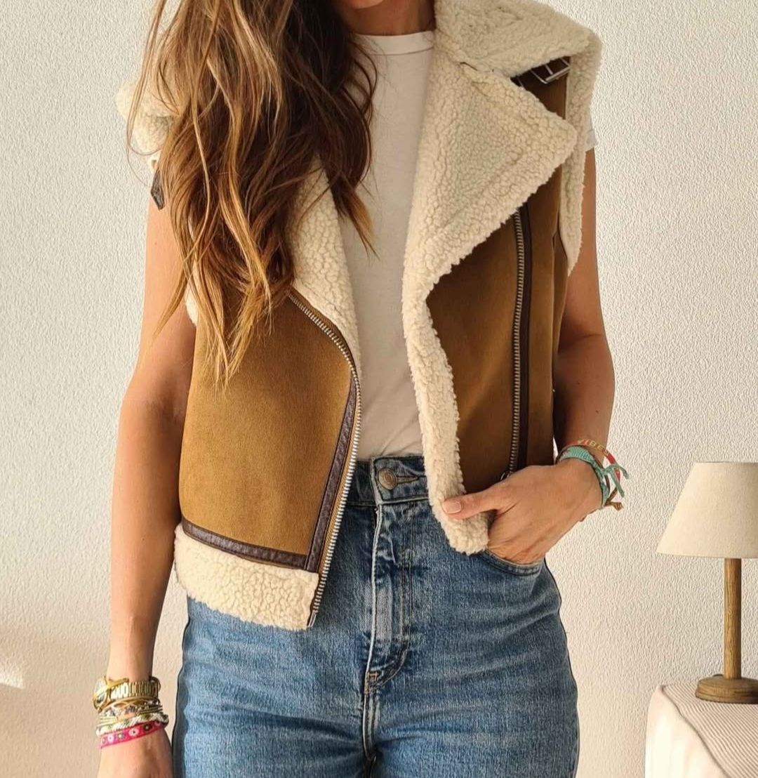 Zara Gilet & Giacche senza maniche: gilet Zara marron – Nuovo (secondo la descrizione) da Sion venduto da tiff_1992