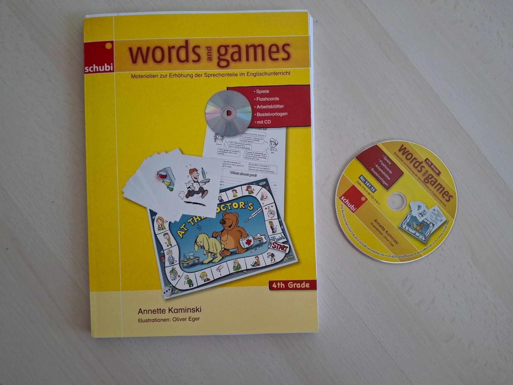 Bücher: Words and Games, Schubi, 4th Grade mit CD – Gebraucht aus Walterswil SO von Jerry_maus