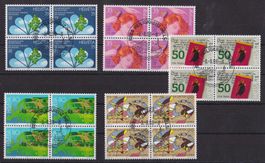 1988,SONDERPOSTMARKEN,4-BLOCK SERIE,8.8.88, 8888 HEILIGKREUZ