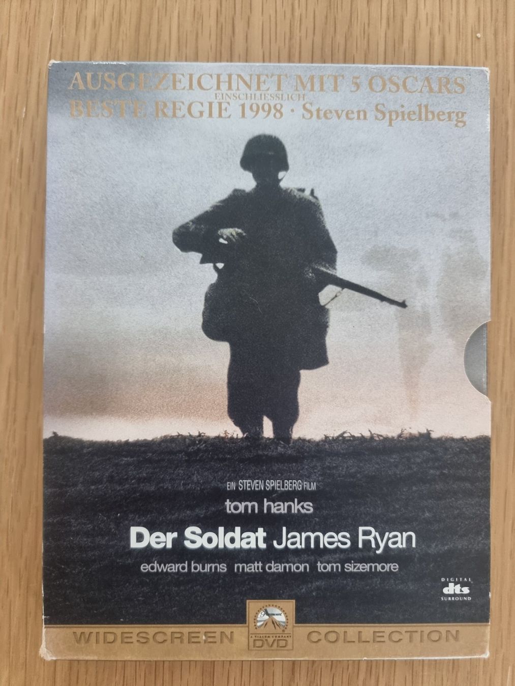 Tutti i DVDs: Der Soldat James Ryan DVD Widescreen Collection 5 Oscars 44 – Usato da Näfels venduto da energie2925