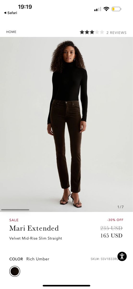 Pantaloni: Pantalon marron Adriano goldschmied – Usato da Saxon venduto da and_9qkg 3