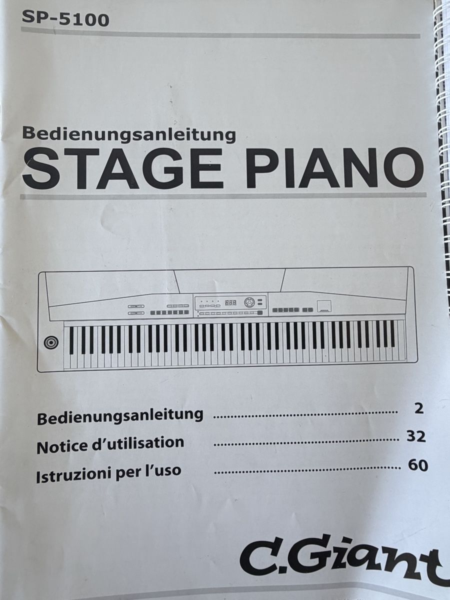 Strumenti musicali: E Piano Stage Piano SP 5100 – Usato da Weisslingen venduto da Ripcurl78 4
