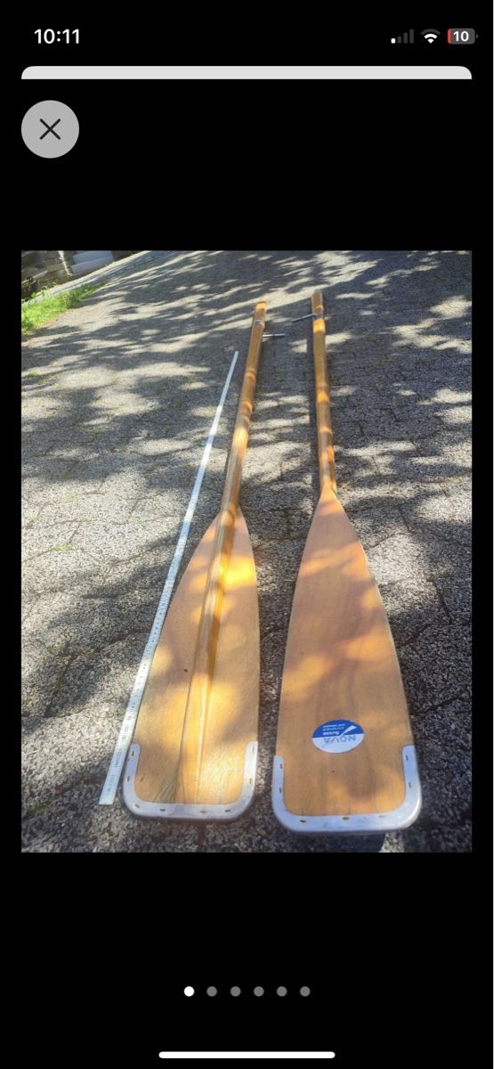 Gommoni, kayak & canoe: Originale Nova Sitzruder. Sie sind 3 Meter lang  – Usato da Elgg venduto da M-A-C