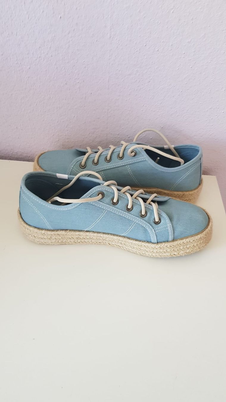 Damenschuhe: Baskets espadrilles bleu jeans pointure 40 – Neu und originalverpackt aus Versoix von aline_b 2