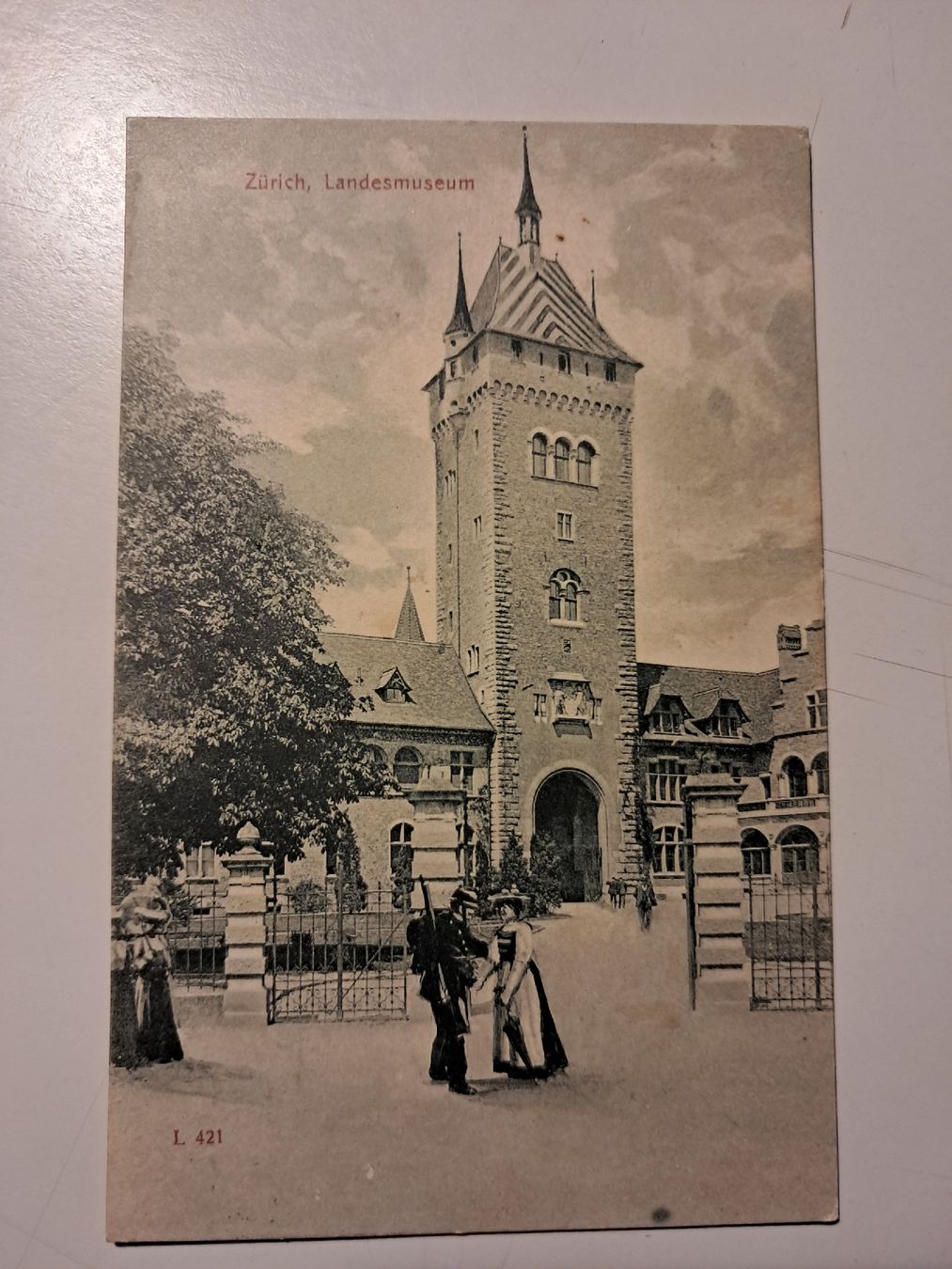 Ansichtskarten: Zurigo nel 1906 – Gebraucht aus Gorduno von ema_7yhp