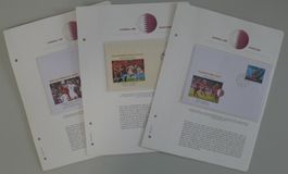 2022, Tolle Sammlung "Fussball WM in Katar" mit 17 Belegen