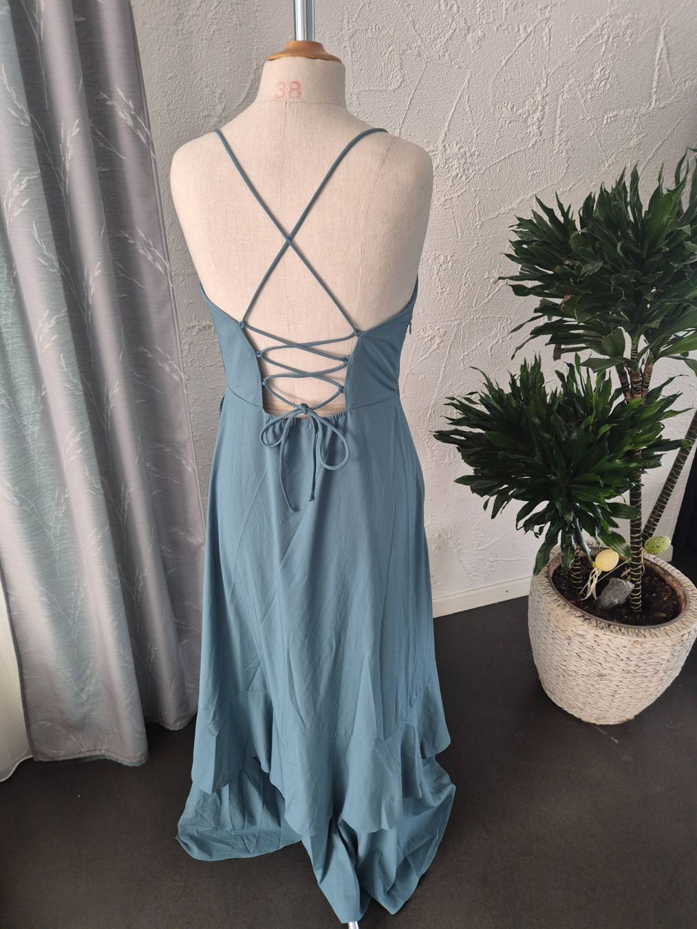 Halara Vestiti: Trägerkleid lang, blauton, Halara, Gr. M – Usato da Dietikon venduto da grafad 1
