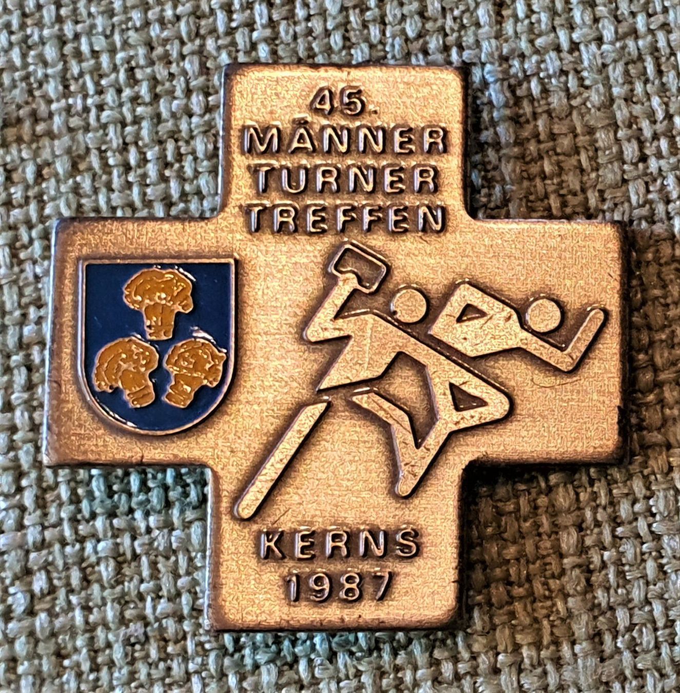 Medaglie: J887 - Männer Turner Treffen Kerns 1987 – Usato da Reinach BL venduto da Boston-Verkauf