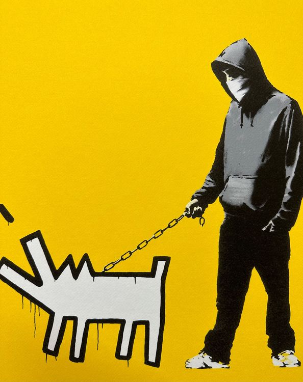 Banksy: Keith Haring Dog XL-Version 101/150 | Kaufen Auf Ricardo