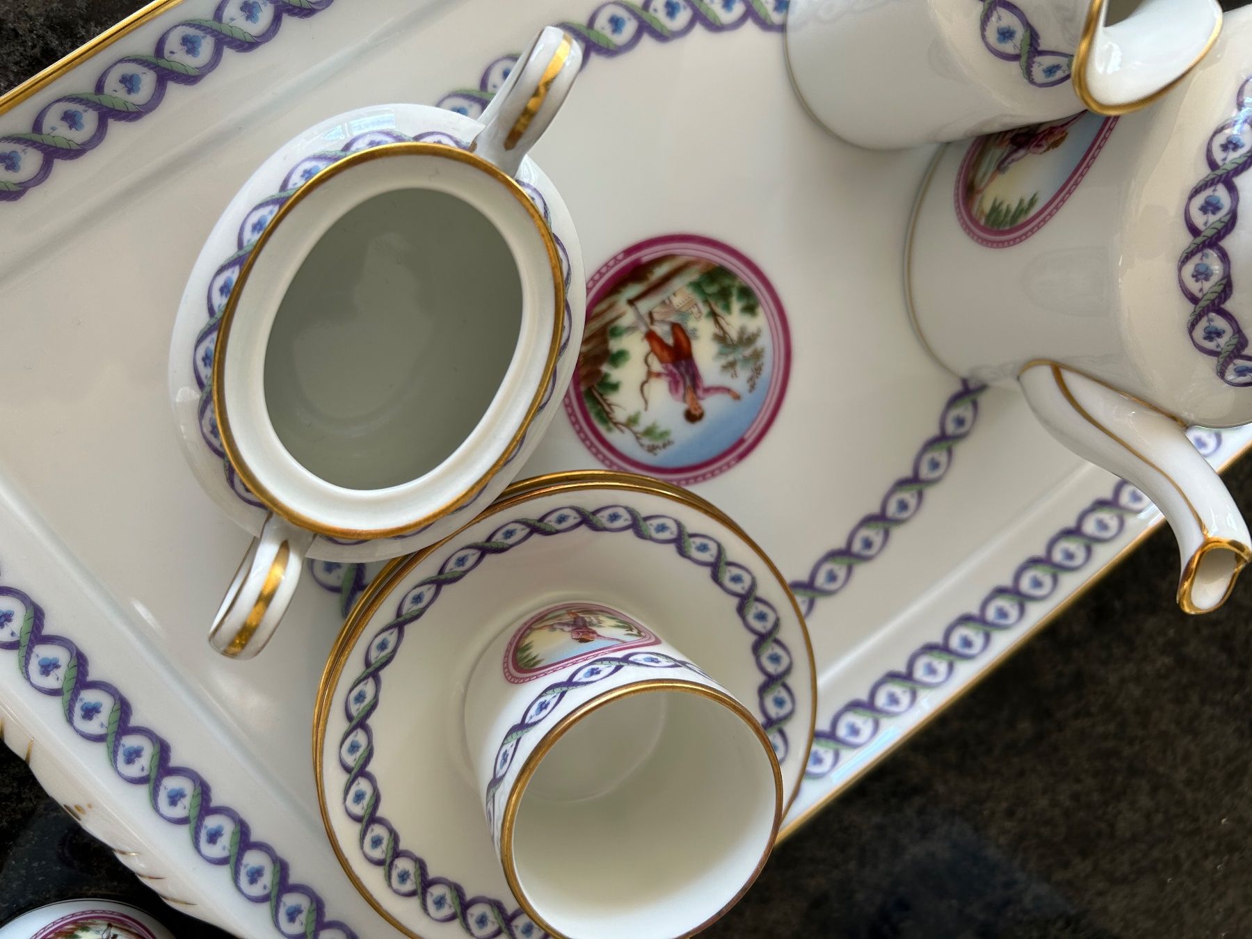 Ginori Set di piatti: Edles Espresso Set – Usato da Huttwil venduto da Alpoehi04 3