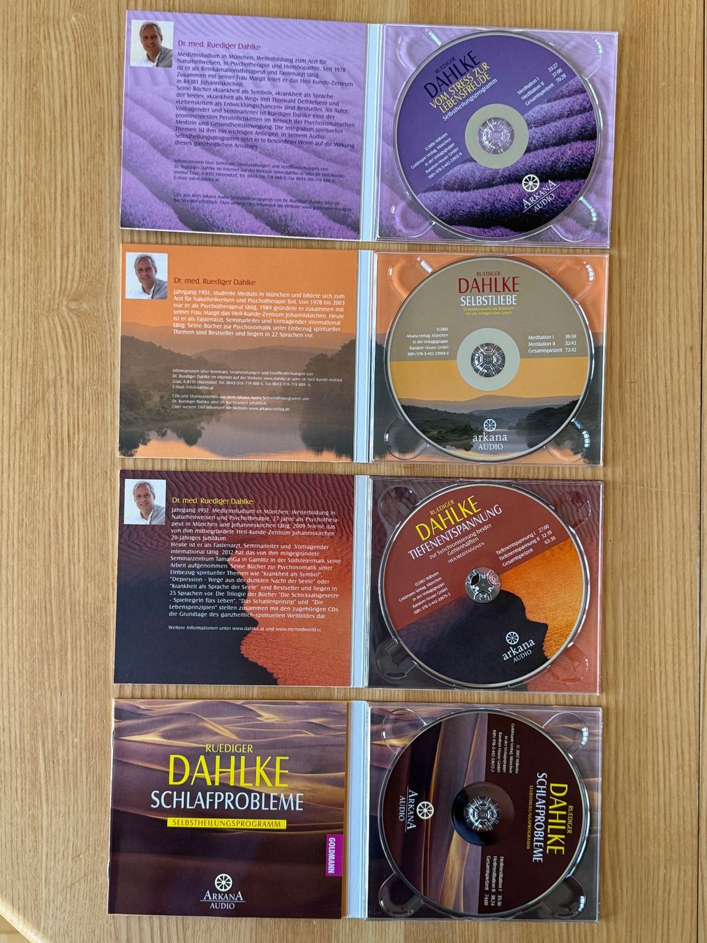 CD: 4-er Set Meditation CDs von Rüdiger Dahlke – Usato da Horgen venduto da Xhystos 2