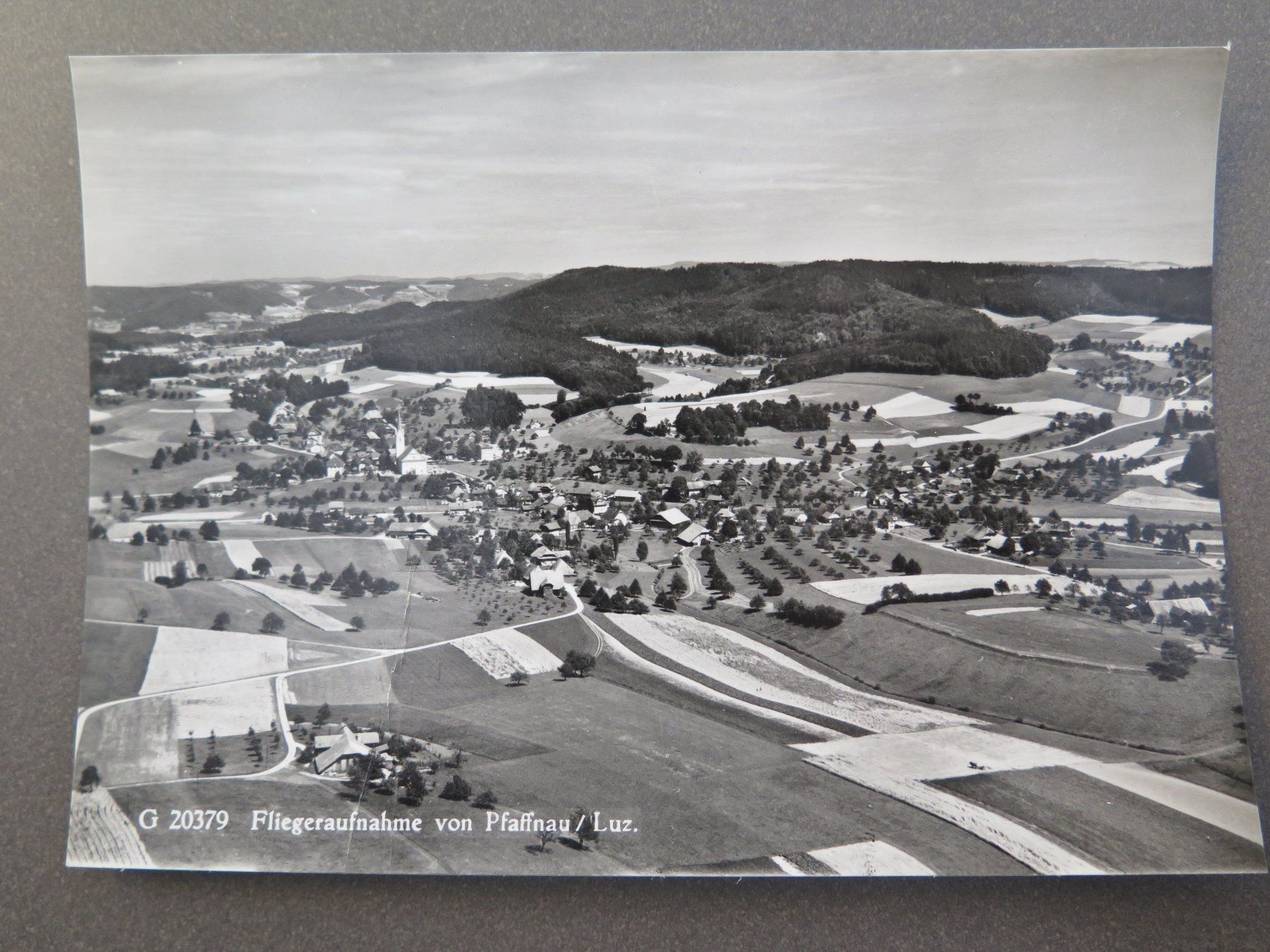 Cartoline postali: PFAFFNAU / LUZ. - FLUGAUFNAHME – Usato da Wittenbach venduto da lipasal