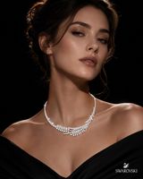 SWAROVSKI KETTE HALSKETTE LUCIA SILBER COLLIER WOW TRAUM