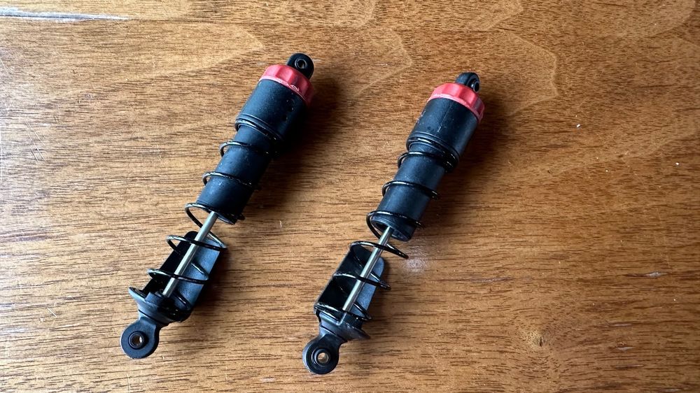 Jeu D'amortisseurs ARRMA ARA-2373 - Alésage 11 Mm, Longueur 89.5 Mm, Piston 2x1.3 Mm, Huile 700cSt, Pour Modèles Radiocommandés