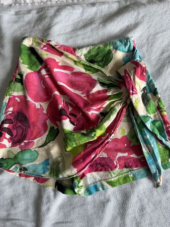Zara Linen blend shorts XS