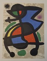 Joan Miró Original Lithografie Dim.: 38x28cm