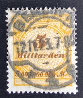 Deutschland 5 Milliarden Mark Infla-Marke, Top Zustand!1923
