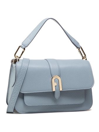 Furla Blue Leather Sling Bag
