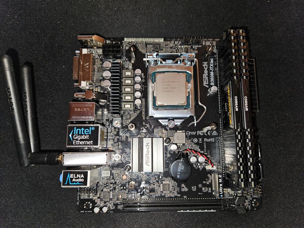 Intel Core i7-8700 + ASRock B360M-ITX