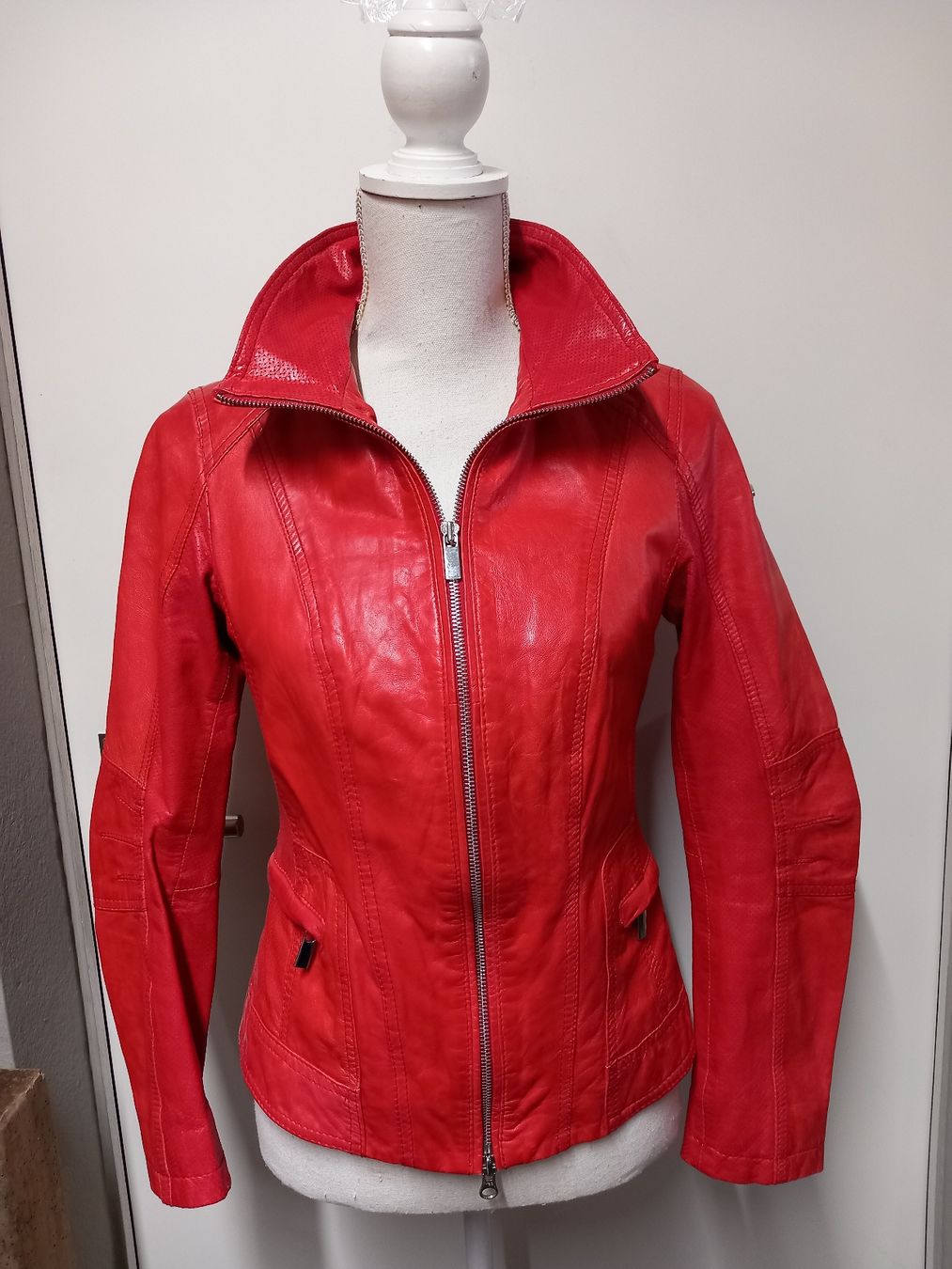 Giacche: G3000 Lamm-Lederjacke Gr.34, Echtleder – Usato da Gwatt (Thun) venduto da umwelt-brocki